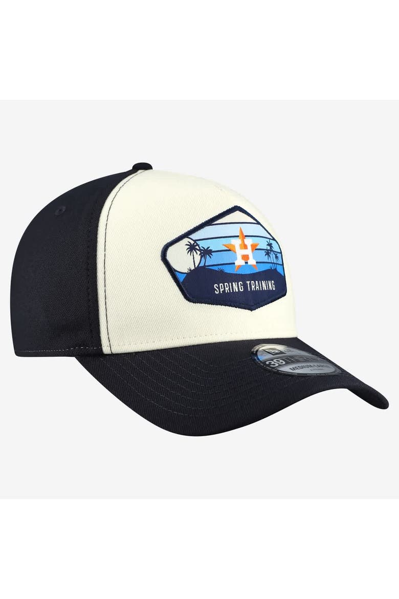 Men's New Era  Stone Houston Astros 2026 Spring Training Fan Pack Gradient 39THIRTY Flex Hat, Alternate, color, Stone