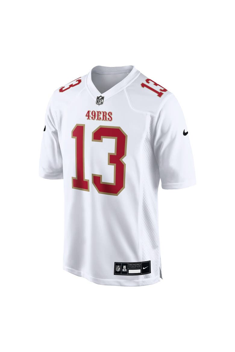 Men's Nike Brock Purdy Tundra White San Francisco 49ers Fashion Game Jersey, Alternate, color, White