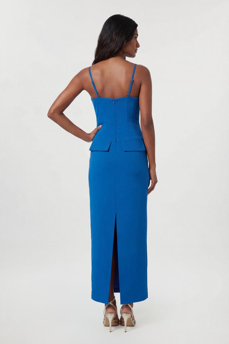 Square Neck Pencil Dress, Alternate, color, Cobalt