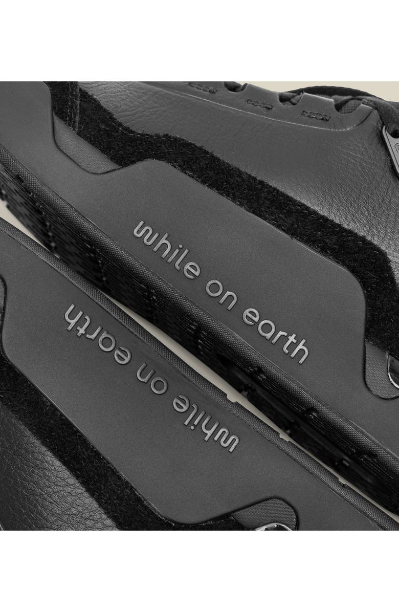 while on earth<sup>™</sup> Leather Trainer, Alternate, color, Black