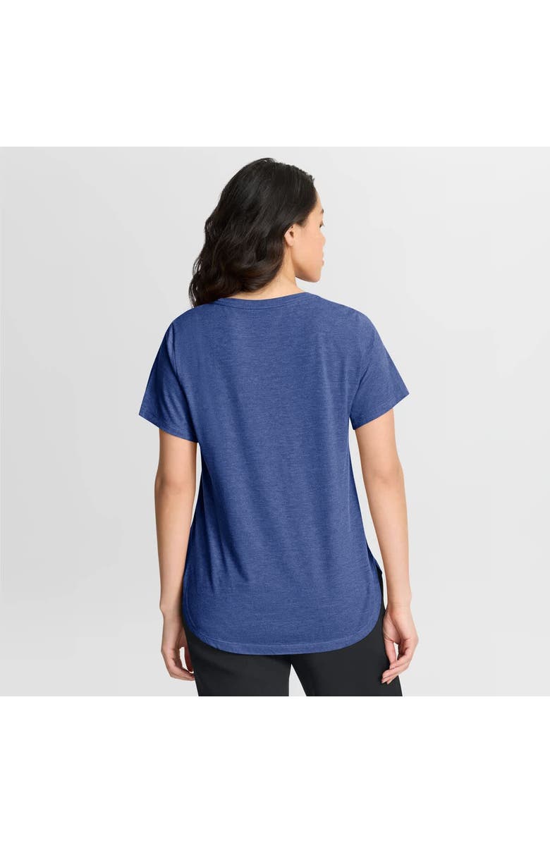 Nike Women's Nike Heather Blue Cuba Baseball 2026 World Baseball Classic Arched Tri-Blend T-Shirt, Alternate, color, Heather Blue