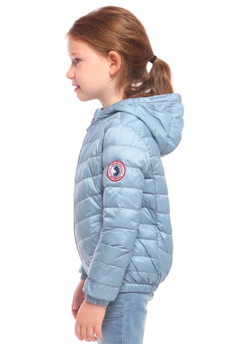 Kids' Ultra Light Quilt Packable Down Jacket, Alternate, color, Blue Fog
