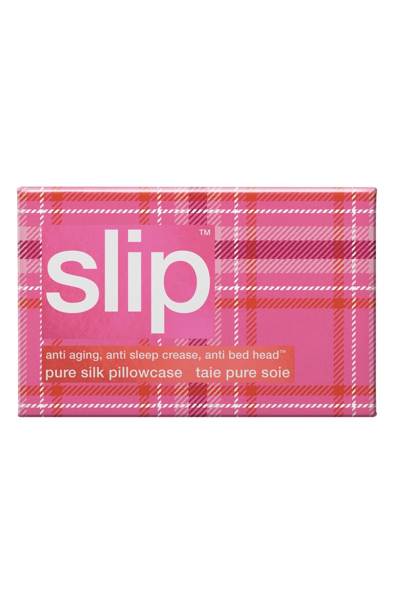 slip Pure Silk Queen Pillowcase, Alternate, color, Highland Rose