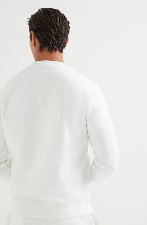 Brunello Cucinelli Logo-print Cotton-blend Jersey Sweatshirt