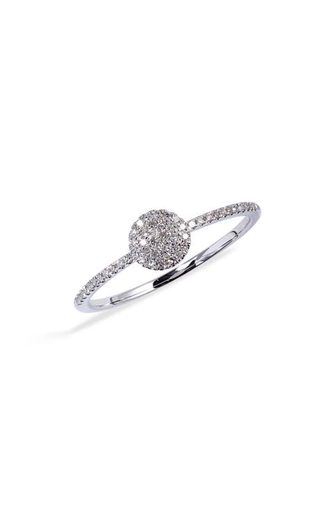 Pavé Diamond Circle Ring