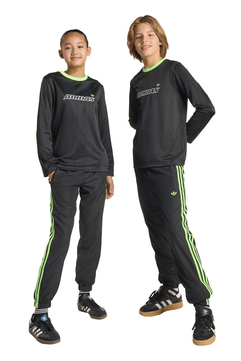 Kids' Football Track Pants, Alternate, color, BLACK