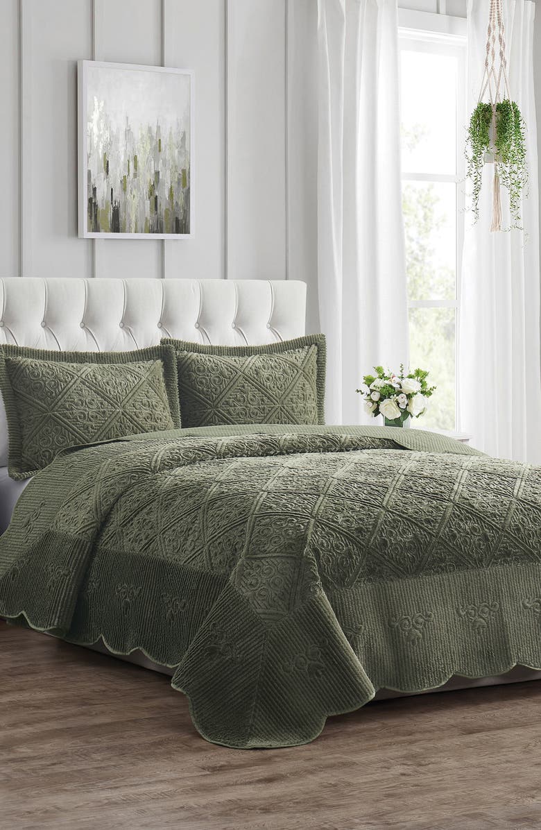 VCNY HOME Westland Reversible Quilt & Shams Set, Alternate, color, 