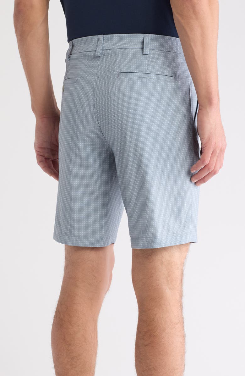 PGA TOUR Geometric Print Golf Shorts, Alternate, color, Tradewinds