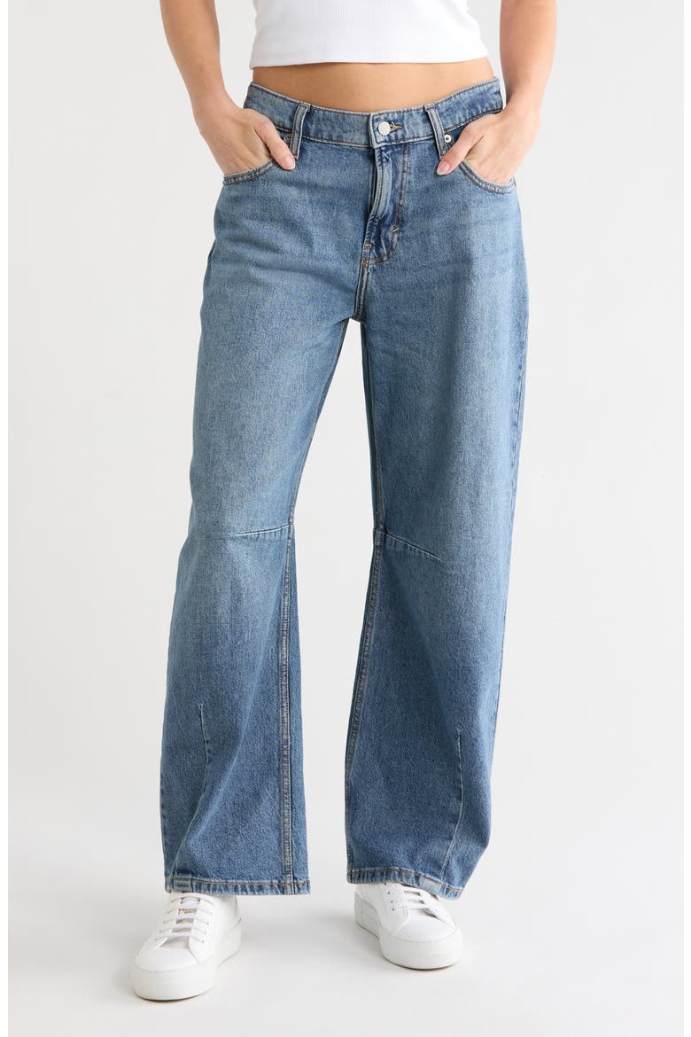 Barrel Wide Leg Jeans, Main, color, ARTEMIS