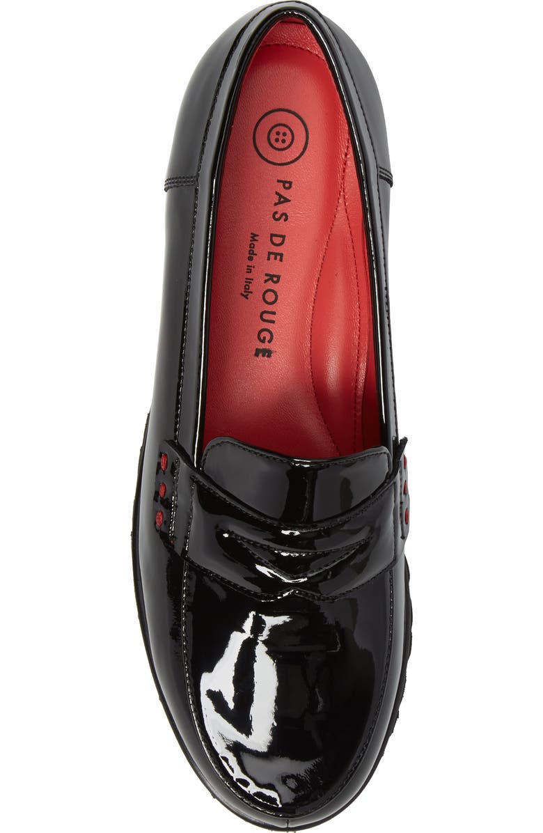 Pas de Rouge Classic Penny Loafer, Alternate, color,