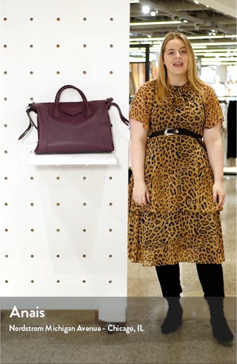 Antigona Soft Medium Leather Satchel, sales video thumbnail