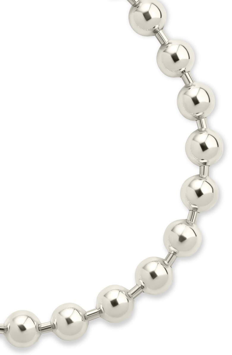 Sterling Forever Preston Ball Chain Bracelet, Alternate, color, Silver