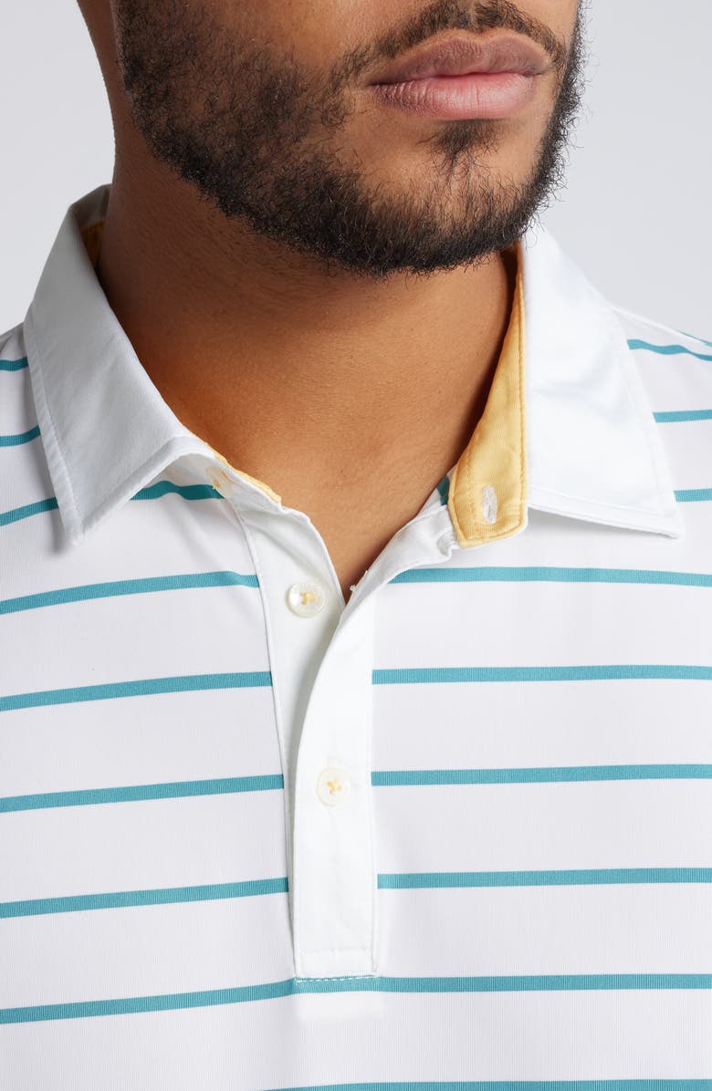 Swannies Pete Stripe Golf Polo, Alternate, color, Pac