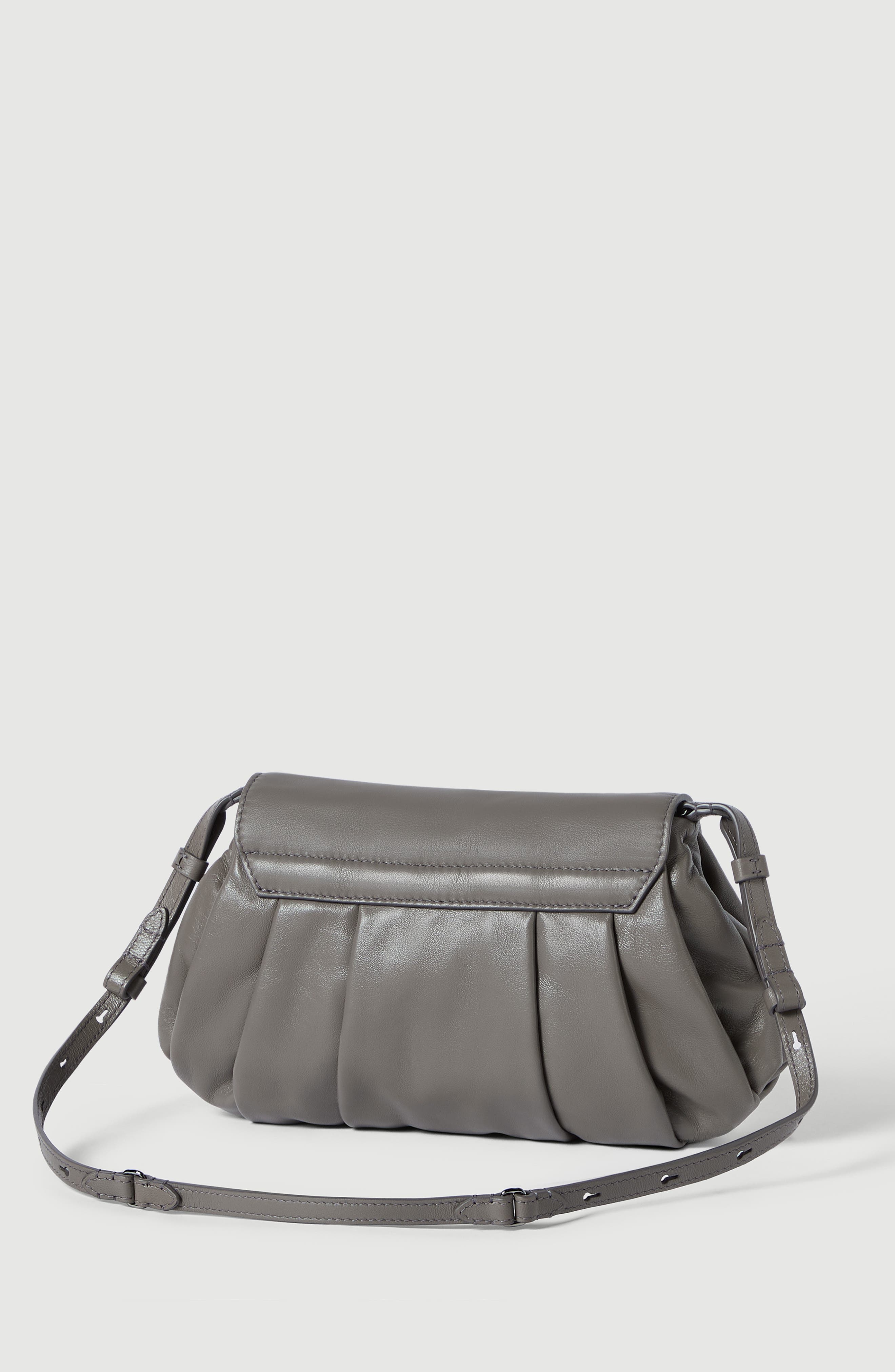 Boule bag in nappa leather, Alternate, color, Stone Grey
