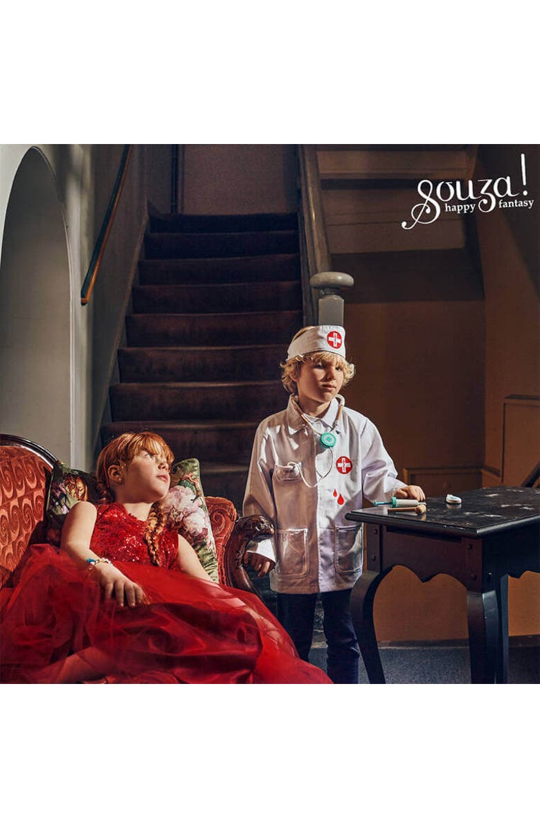 Souza Doctor set Costume Set for Children, Includes Accessories, Alternate, color, White