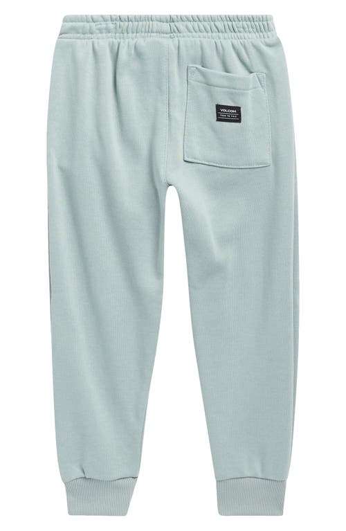 Volcom Kids' Graphic T-shirt, Acid Washed French Terry Hoodie & Joggers Set In Blue