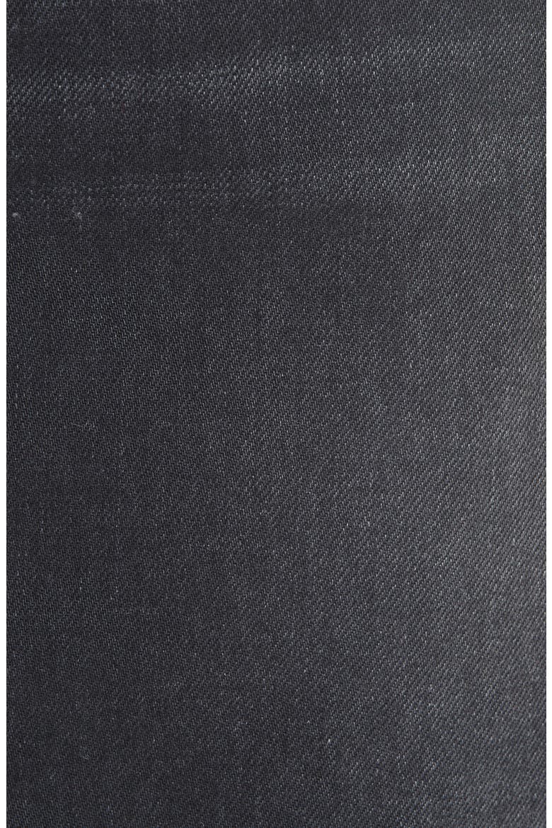 Black Washed Denim Miniskirt, Alternate, color, BLACK WASHED 055
