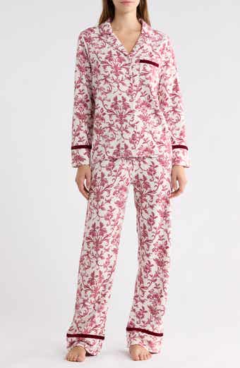 Velvet Trim Pajamas
