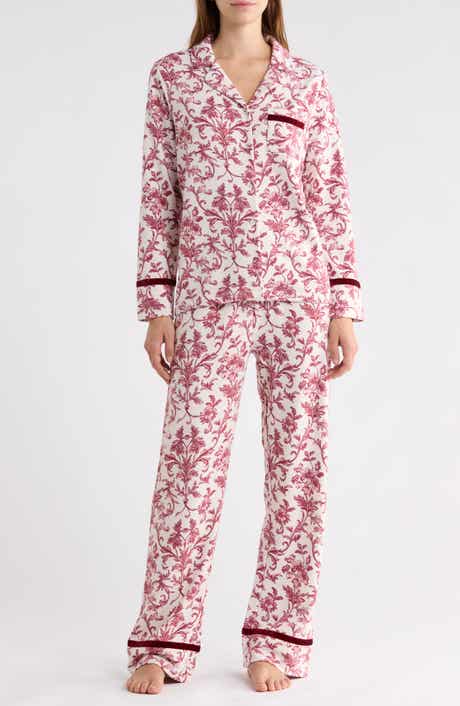 Velvet Trim Pajamas