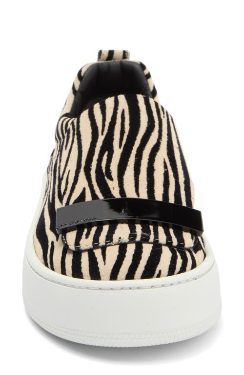 Sergio Rossi Platform Slip On Sneaker In Ecru