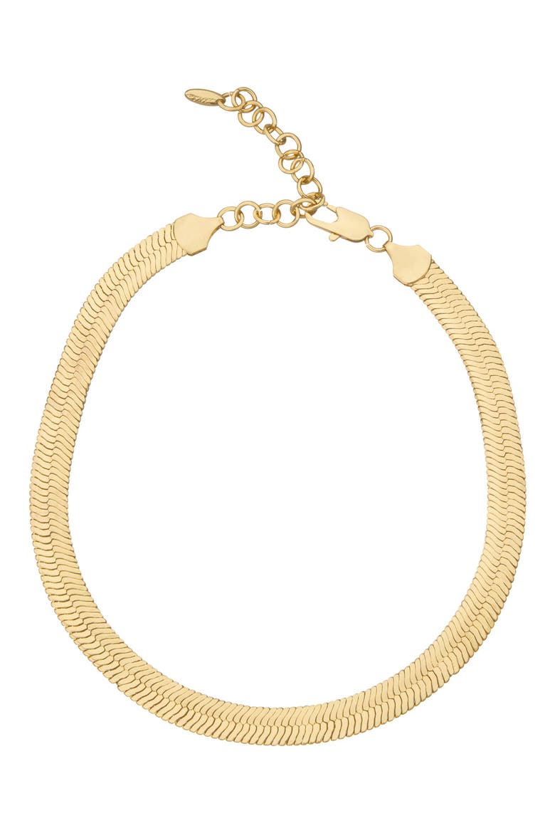 Snake Chain Necklace, Main, color, GOLD