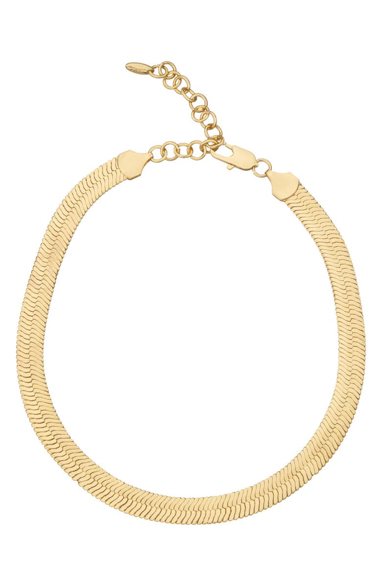 Ettika Snake Chain Necklace, Main, color, Gold