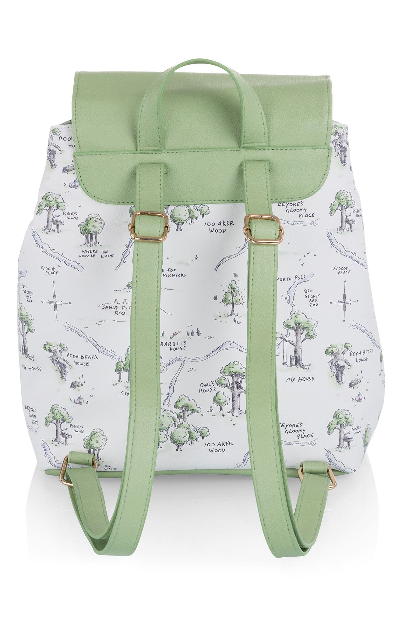 Downtown Mini Cooler Backpack, Alternate, color, WHITE
