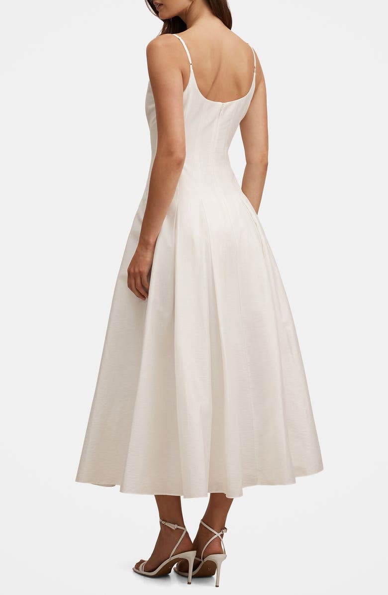 Ever New Emery Panel Midi Sundress, Alternate, color, Porcelain