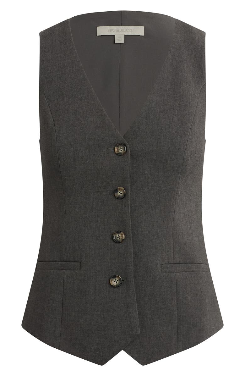 Favorite Daughter The Jones Vest, Alternate, color, Grey Suiting