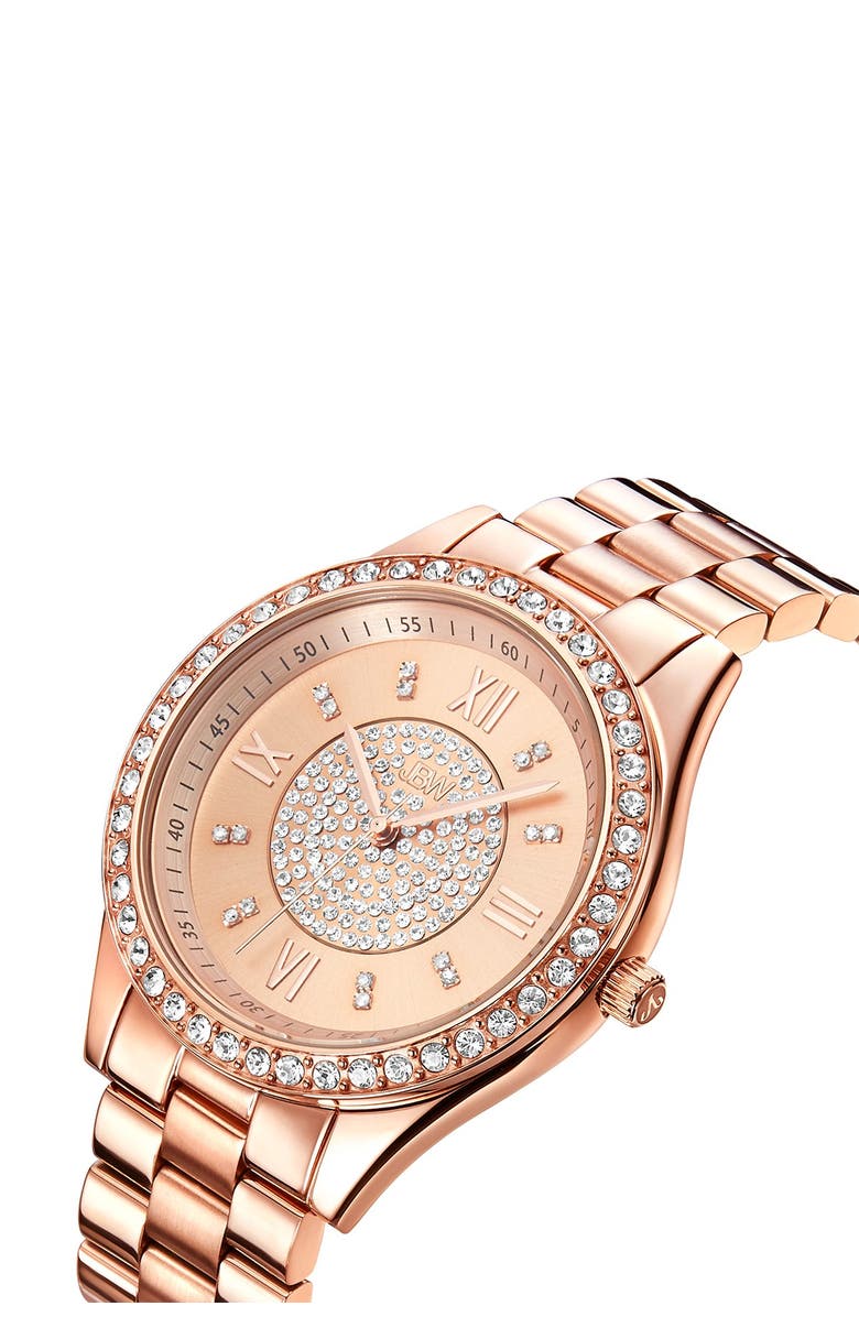 JBW Mondrian Diamond Bracelet Watch, 37mm, Alternate, color, 