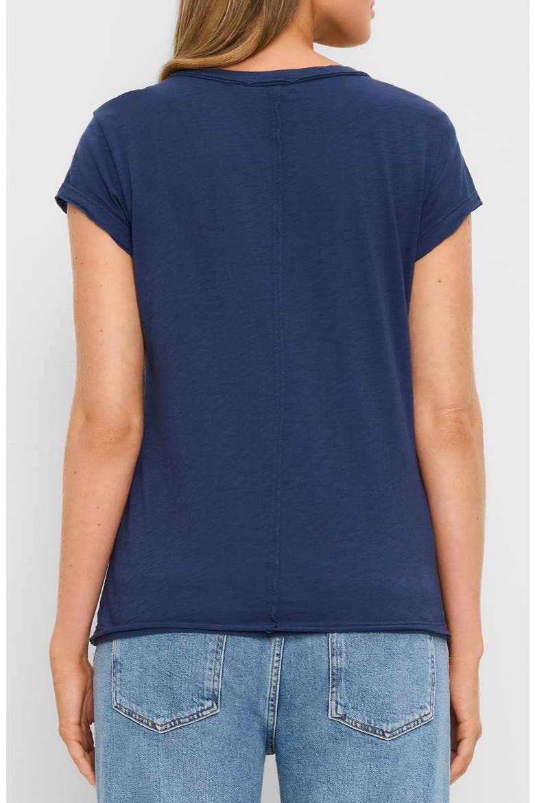 Baxter Raw Edge Supima® Cotton T-Shirt, Alternate, color, NOCTURNAL