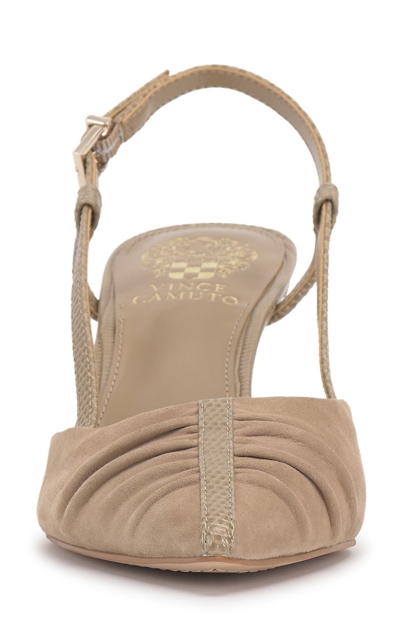 Vince Camuto Kelten Slingback Pointed Toe Pump, Alternate, color, Tortilla