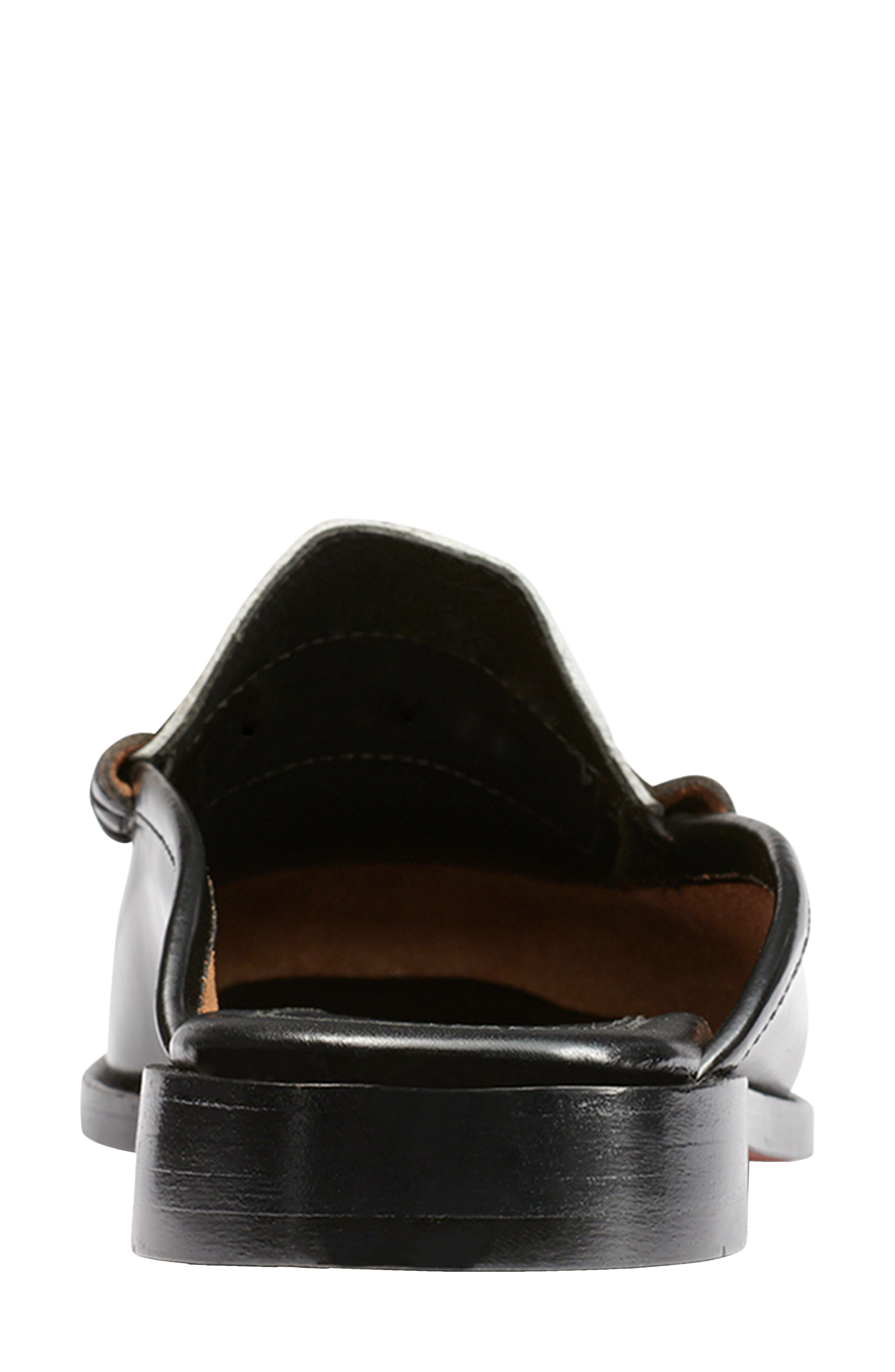 G.H.BASS Winston Loafer Mule, Alternate, color, Black White