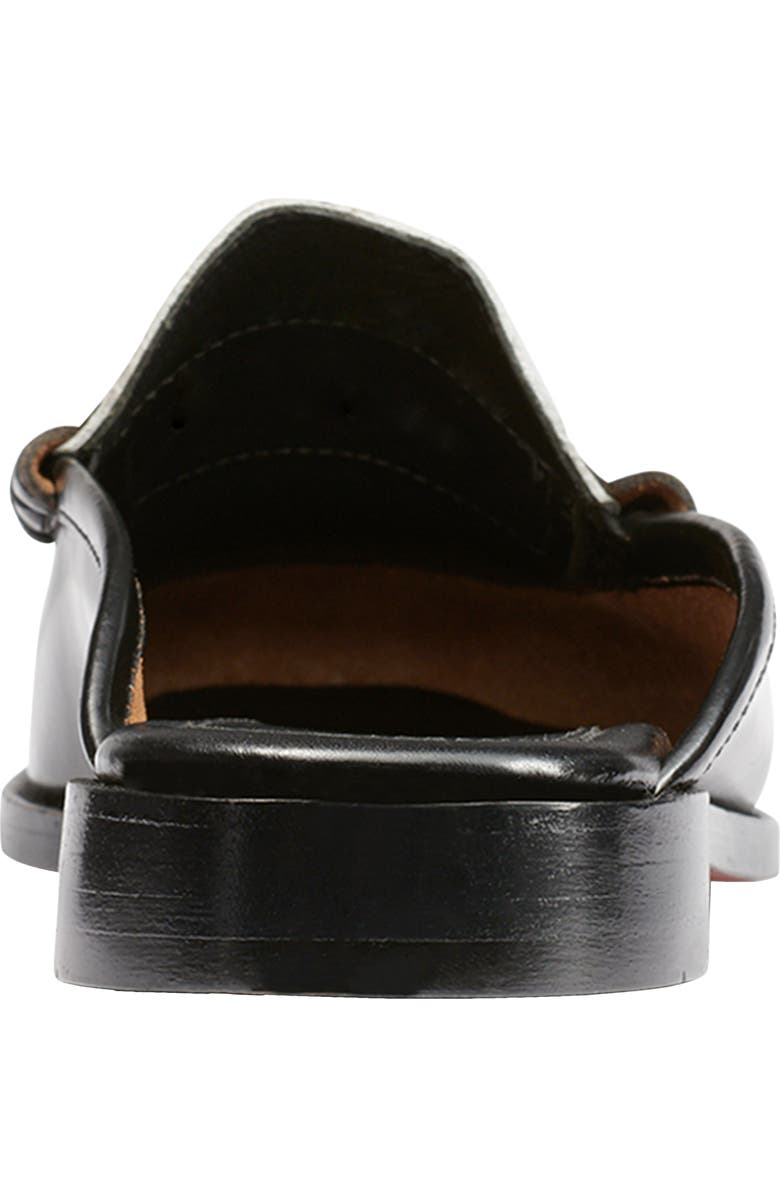 G.H.BASS Winston Loafer Mule, Alternate, color, Black White