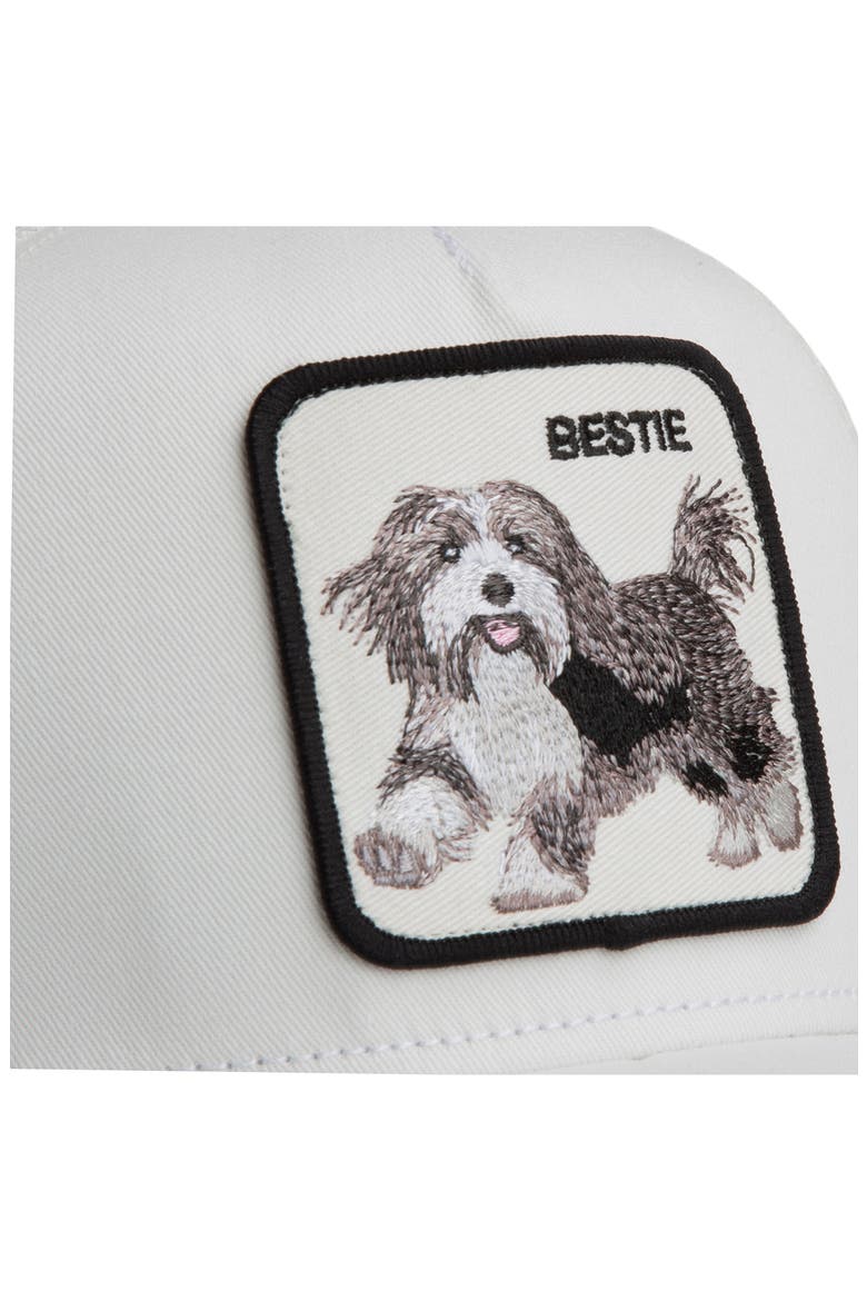 Bestie Patch Trucker Hat, Alternate, color, DUST