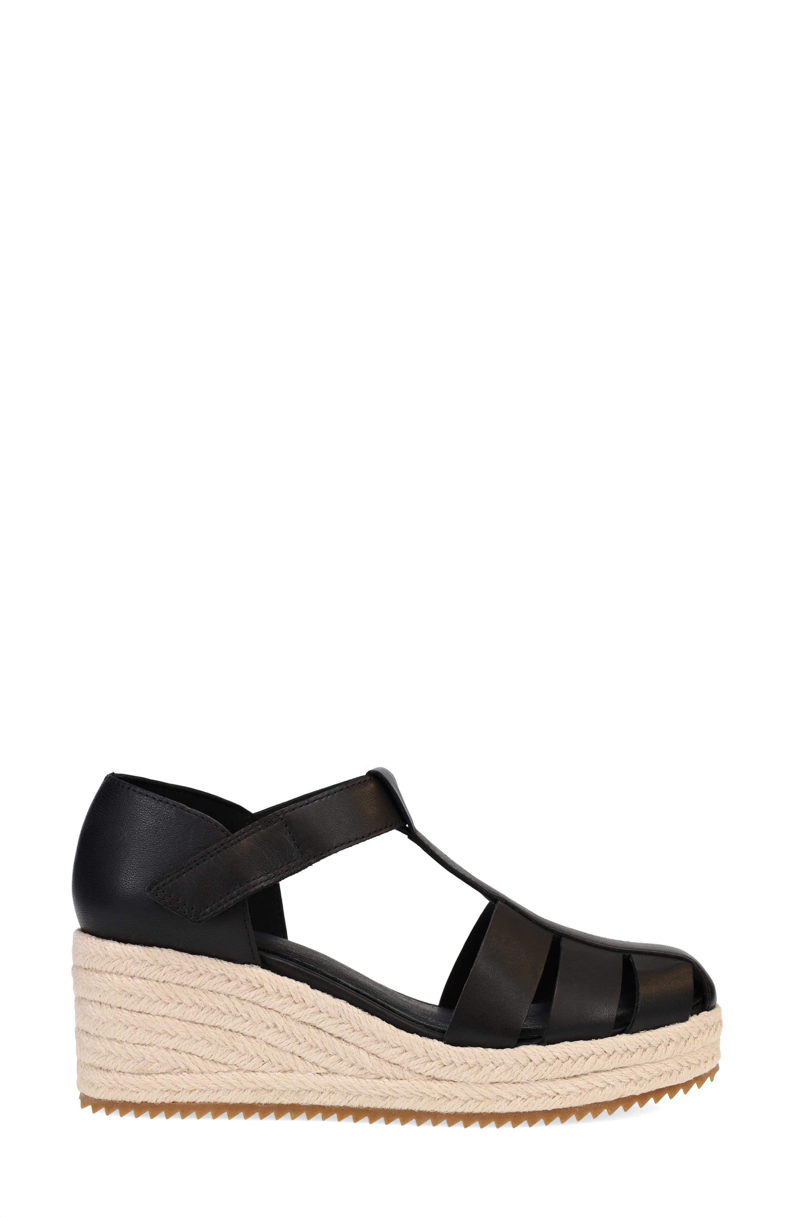 Eileen Fisher Tilly Jute Wedge Fisherman Sandal, Alternate, color, 