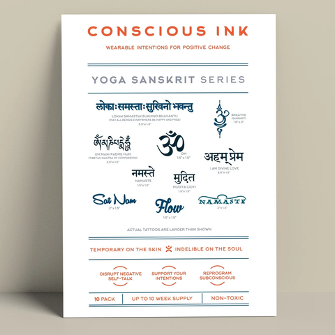 Yoga Sanskrit Variety 10-Pack