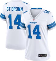 Nike Women's Nike Amon-Ra St. Brown White Detroit Lions White Game Jersey