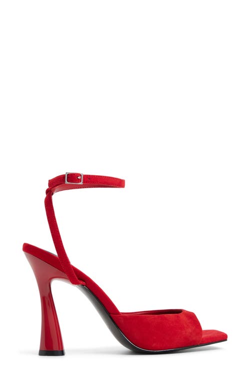 Aldo Valentyna Ankle Strap Sandal In Red