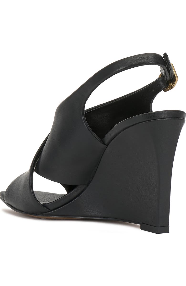 Vince Camuto Ameira Slingback Wedge Sandal, Alternate, color, Black