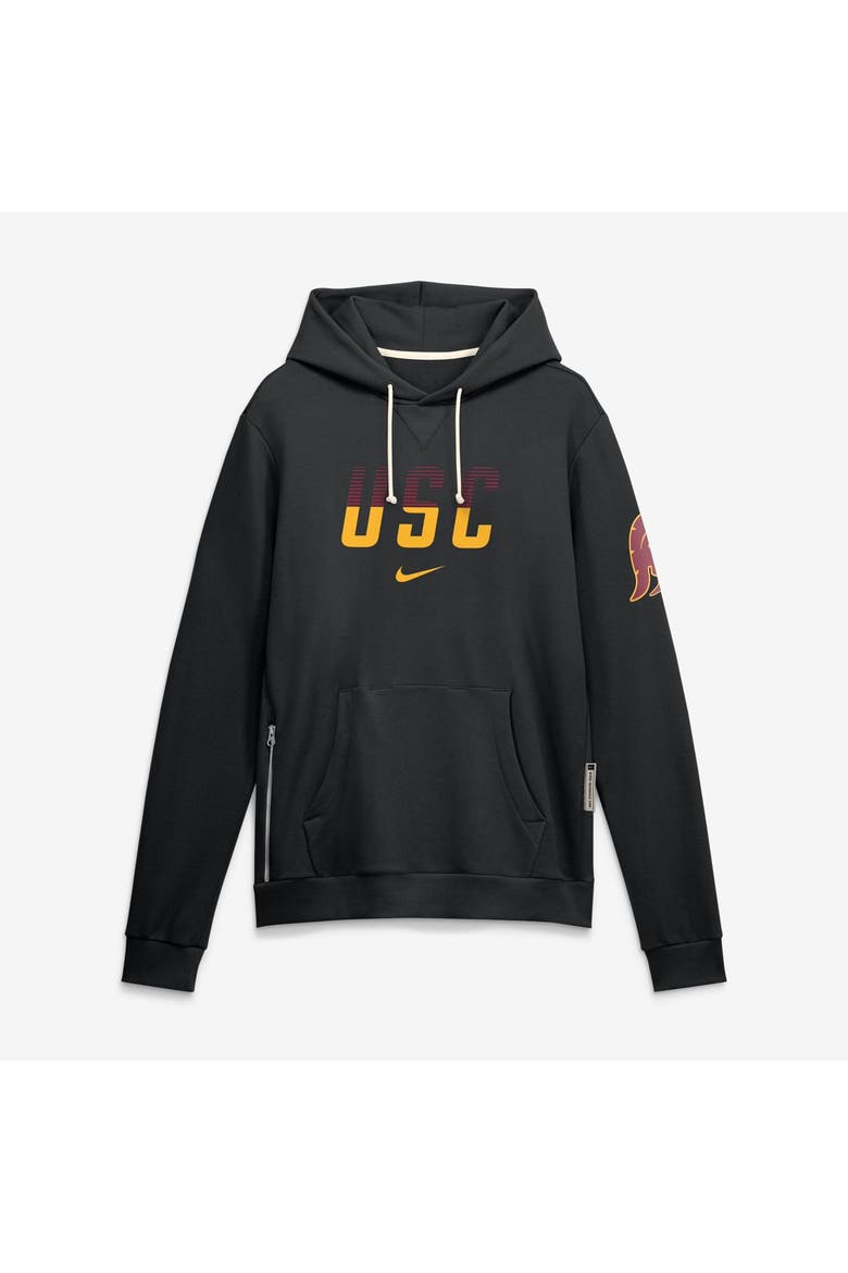 Men's Nike Black USC Trojans 2026 Sideline Standard Issue Dri-FIT Hoodie, Main, color, Black