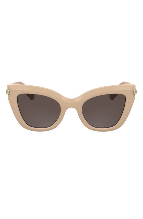 Roseau 50mm Gradient Cat Eye Sunglasses