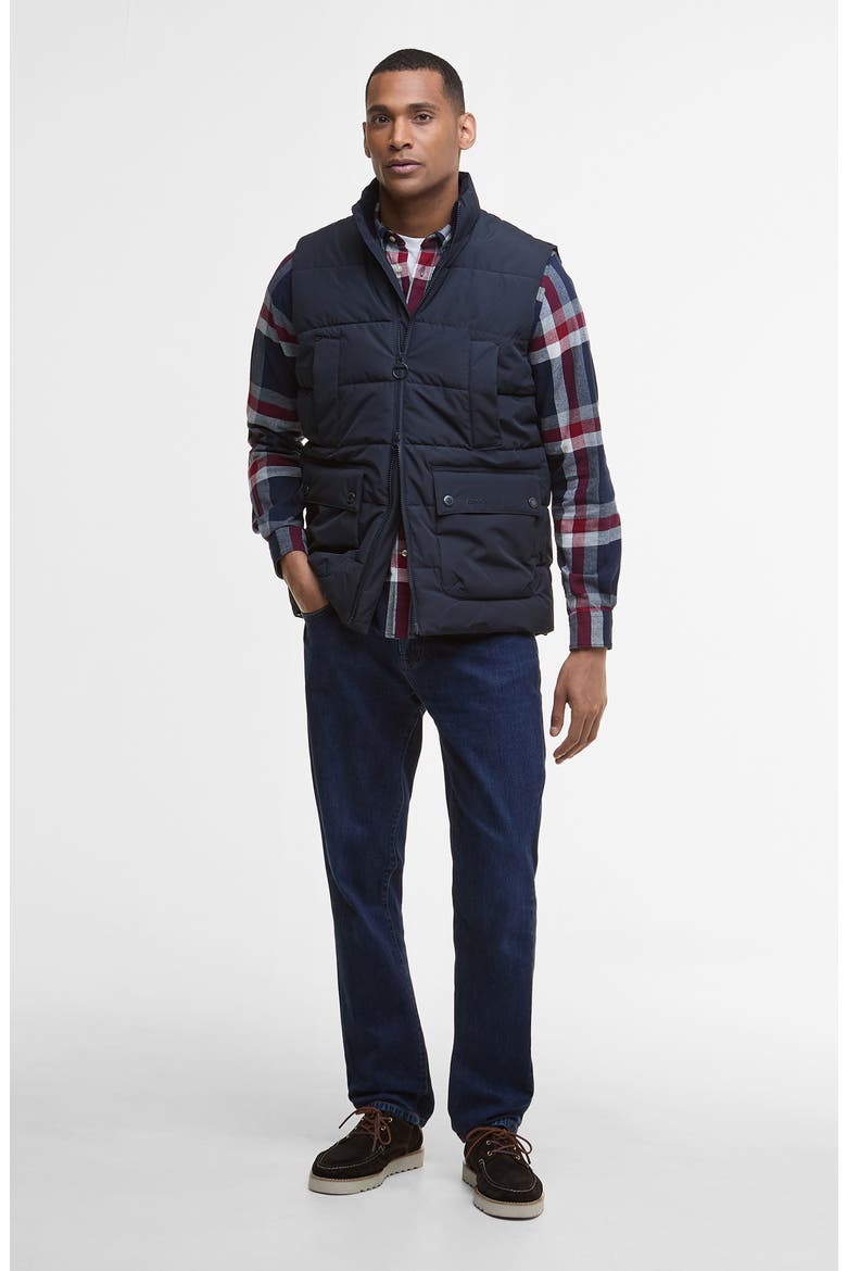 Bedale Quilted Puffer Vest, Alternate, color, DARK NAVY