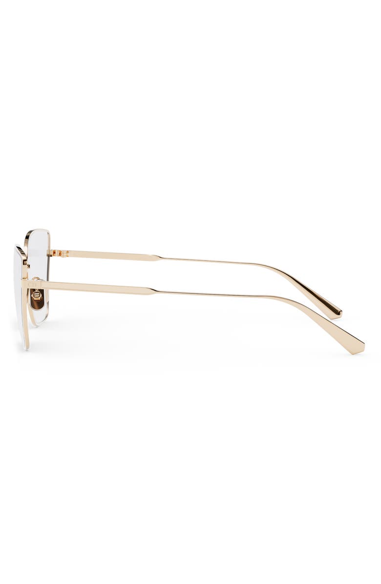 DIOR GemDiorO B2U 57mm Butterfly Optical Glasses, Alternate, color, 