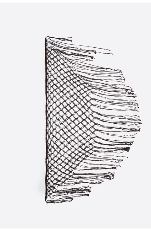 Fringed Plaited Shawl