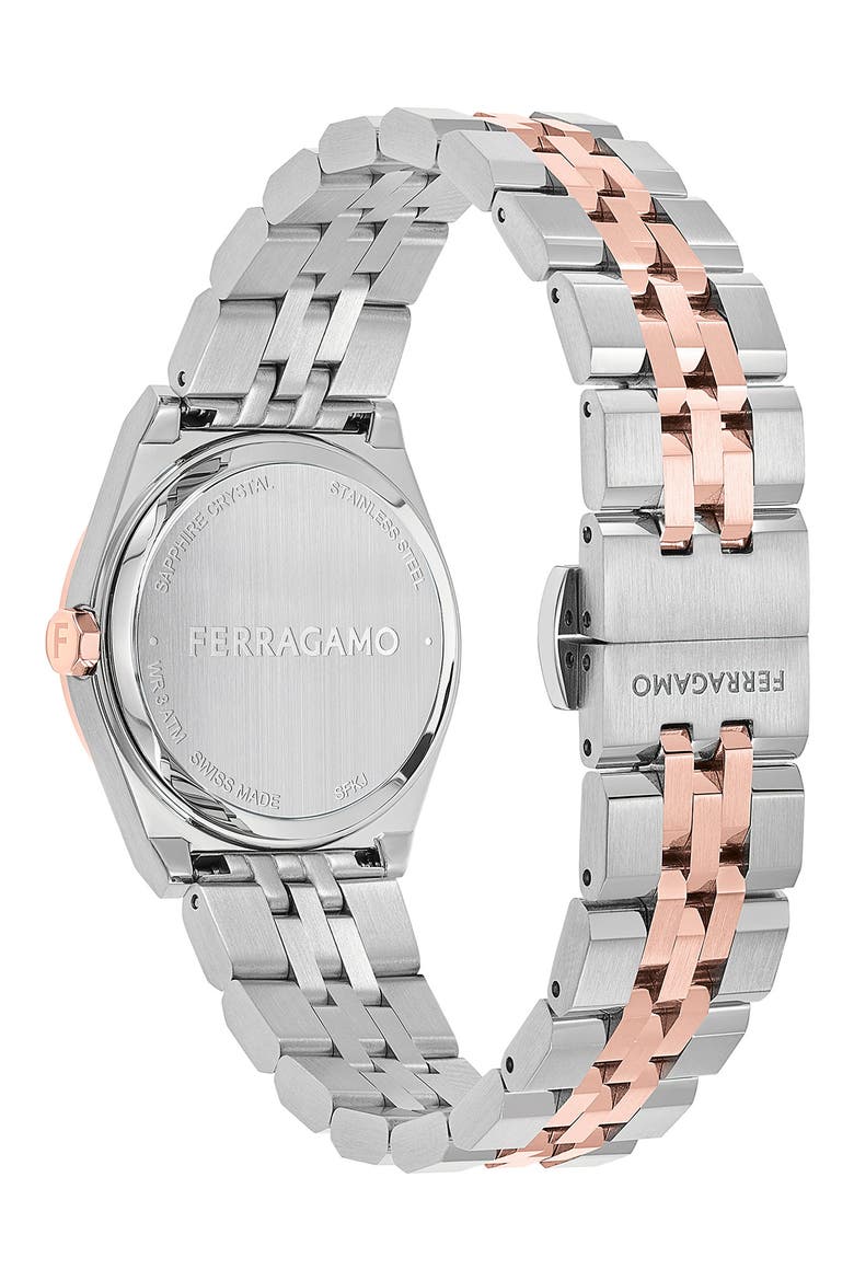 Vega Bracelet Watch, 28mm, Alternate, color, TWO TONE