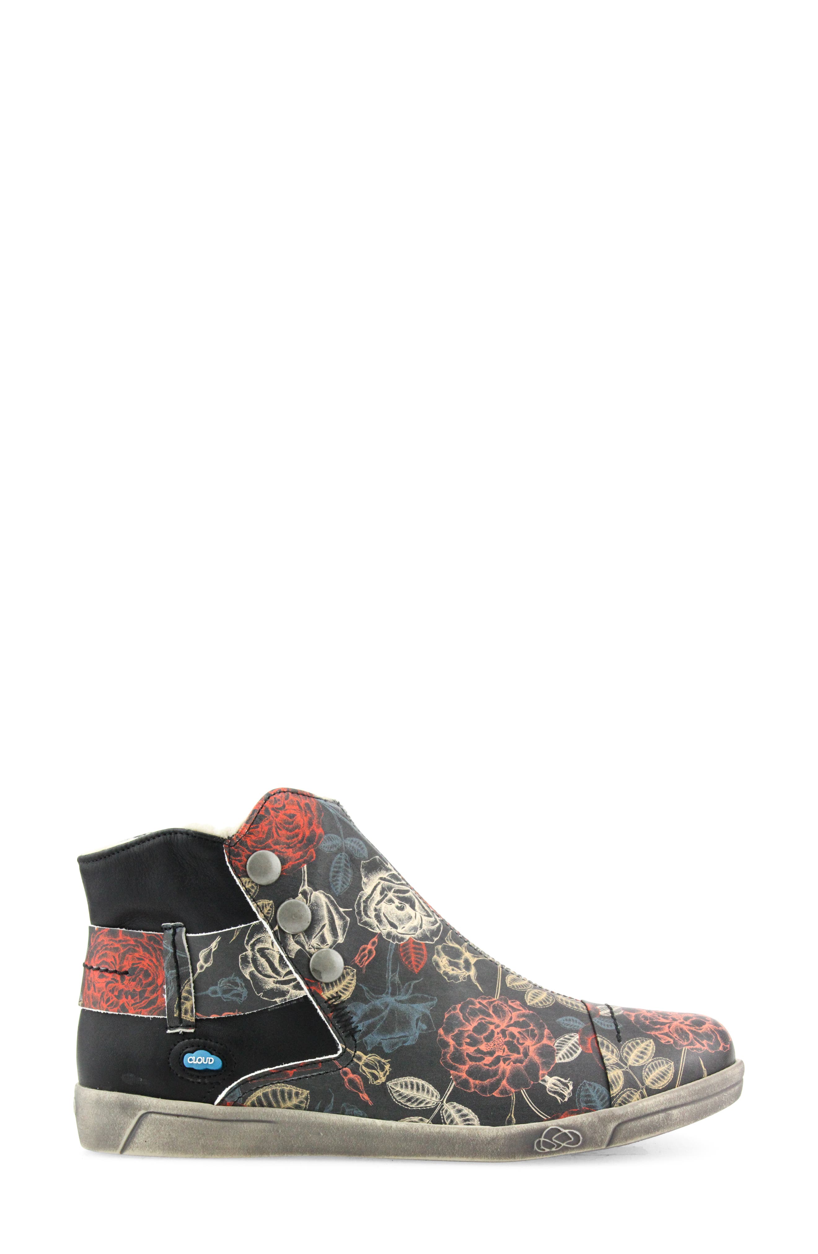 Aline Bootie, Alternate, color, FLORAL LEATHER
