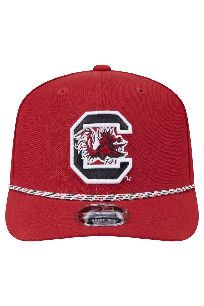 Men's New Era Garnet South Carolina Gamecocks Game Day Multi-Rope 9SEVENTY Stretch-Snap Hat, Alternate, color, Garnet