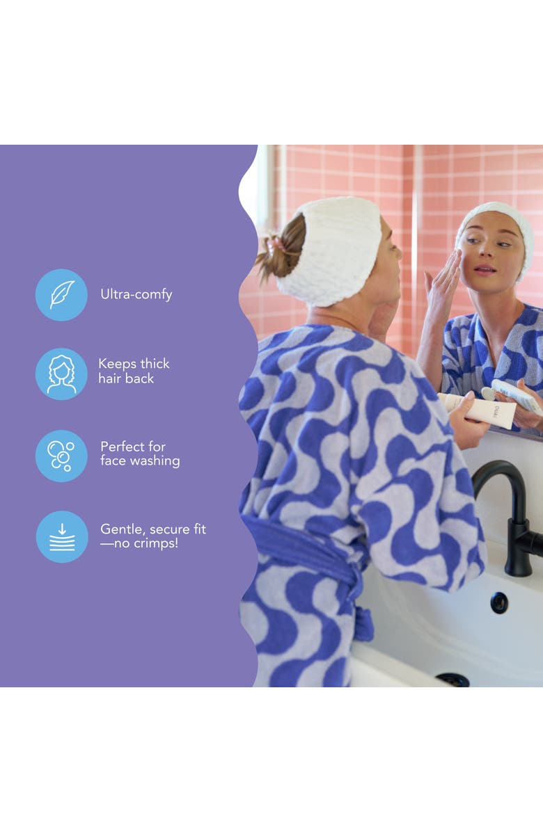 TURBIE TWIST 4 Pack Turbie Band, Extra Wide Spa Cotton Headbands, Alternate, color, 