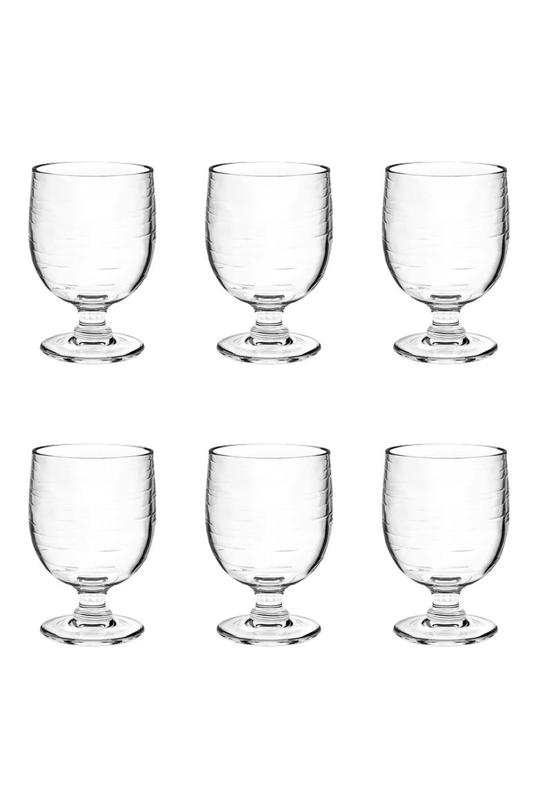 6-Pack Cordoba Stacking Goblets, Main, color, CLEAR